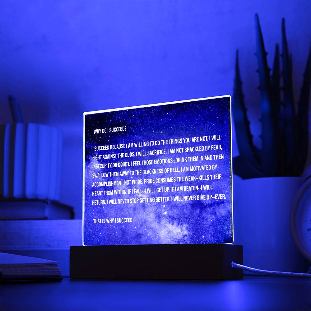 Why Do I Succeed